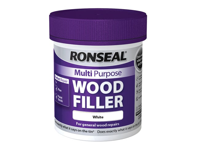 Ronseal Multi Purpose Wood Filler Tube White 250g