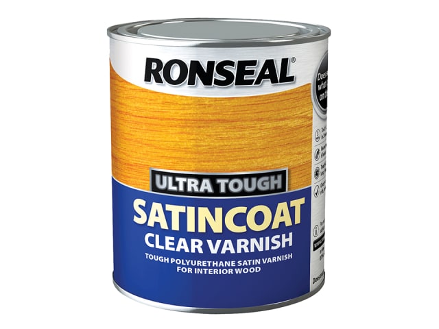 Ronseal Satincoat Interior Clear Varnish 750ml 09055