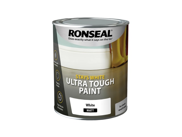 Ronseal Stay White Ultra Tough Matt 750ml