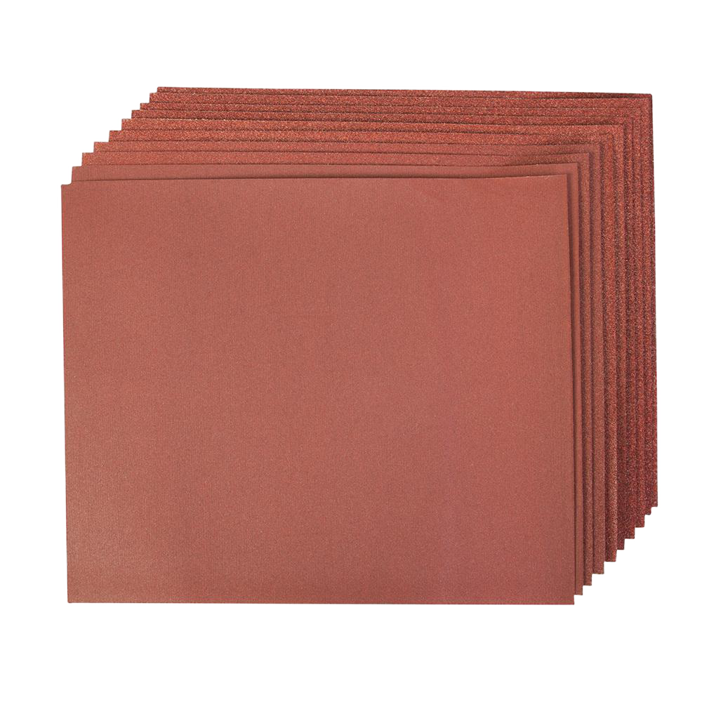 Silverline Aluminium Oxide Hand Sheets 10pce - 4 X 60, 2 X 80, 120, 240G