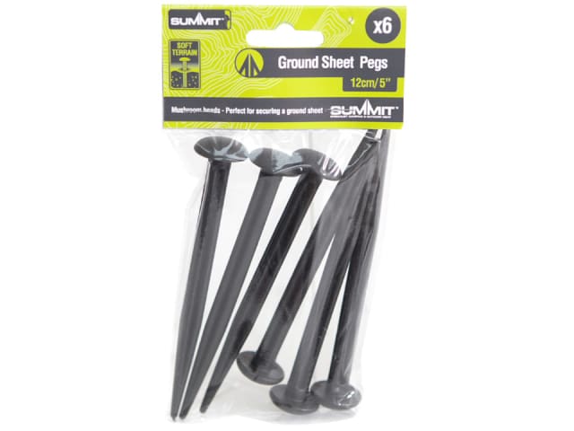 Summit Mushroom Groundsheet Pegs Pack 4 581004