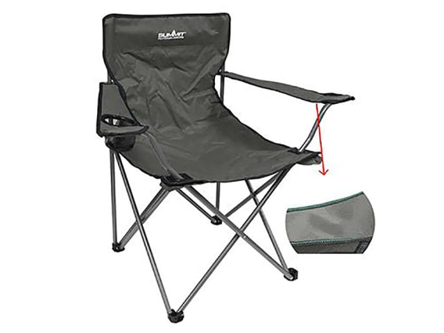Summit Quickseat Folding Chair + Bag Moon Mist 633145