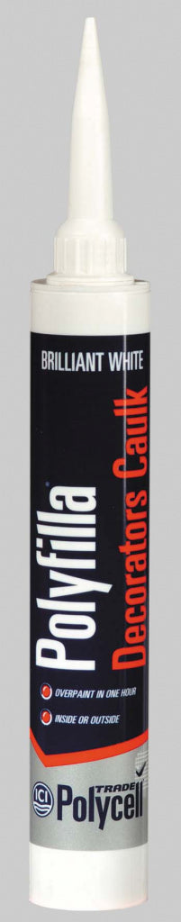 Polycell Trade Polyfilla Decorators Caulk White 380ml