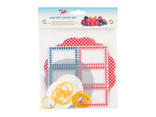 Tala Gingham Jam Pot Cover Set 10A14370