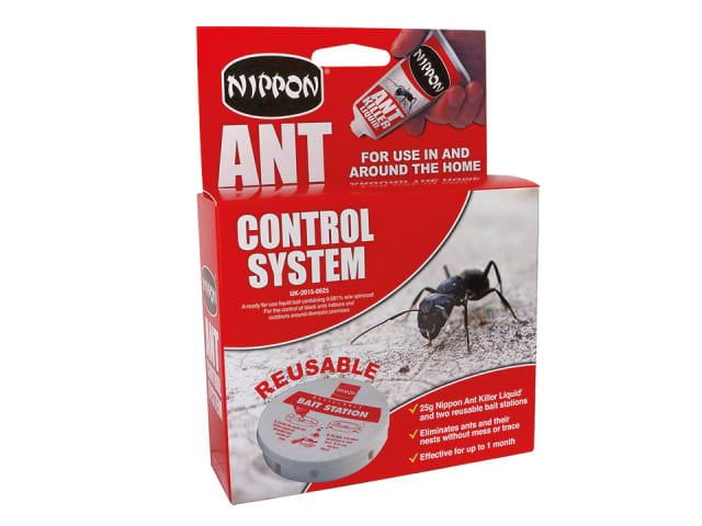 Nippon Ant Control System 2 Traps & 25g Liquid