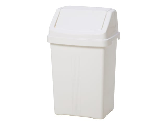 What More Swing Bin White 8L 11739