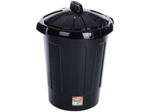 What More Dustbin Black 80L 11082