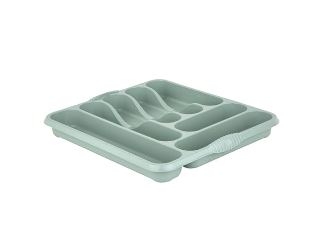 What More Casa Cutlery Tray Large Silver Sage 17331