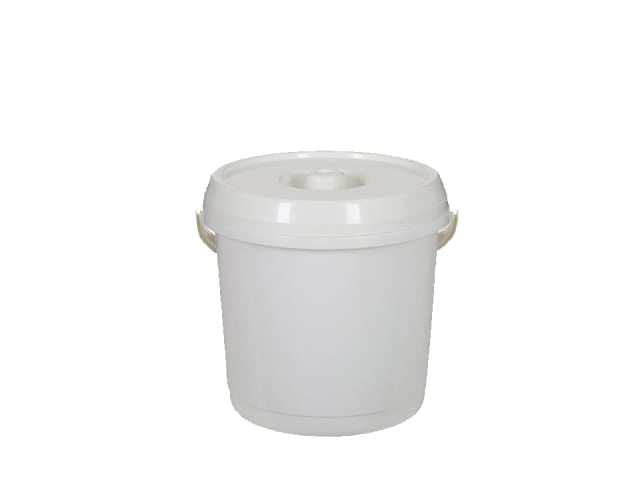 Whitefurze Bucket With Lid Cream 14L H07038