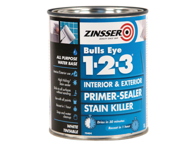 Zinsser Bulls Eye 1-2-3 Primer & Sealer 500ml