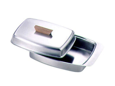 Zodiac Butter Dish With Wooden Knob 11728