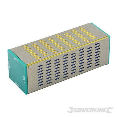 Silverline Diamond Sharpening Block 160 x 55mm
