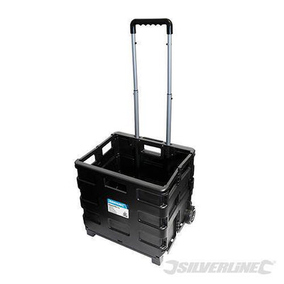 Silverline Folding Box Trolley 25kg