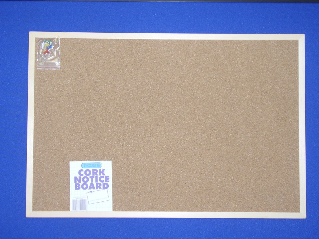 Cork Notice Board 60cm x 40cm