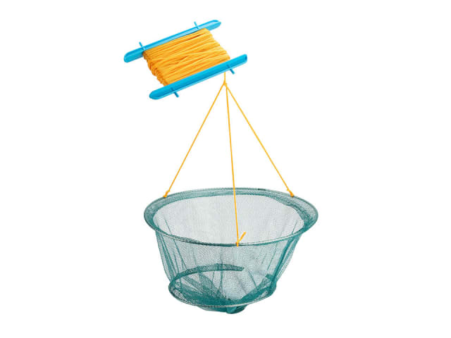 Crab Drop Net + Metal Ring & Handle Assorted BGG1601
