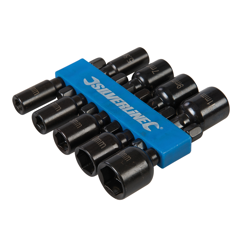 Silverline Magnetic Nut Driver Set 9pce