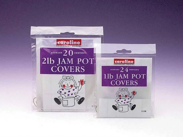 Caroline Jam Pot Covers 2lb x 20 1111/C171
