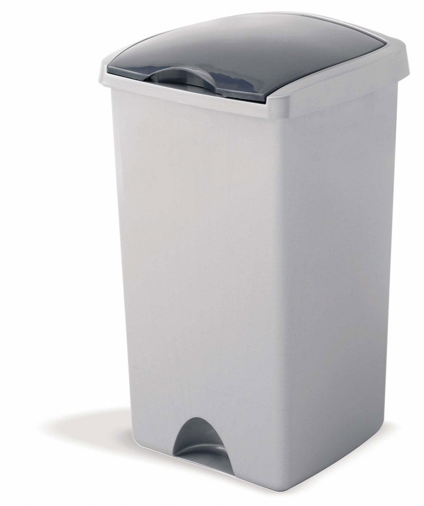 Addis Roll Top Bin Metallic 50 Litre 510638