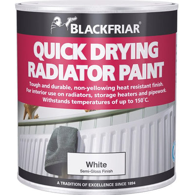 Blackfriar Quick Dry Radiator Paint White 500ml