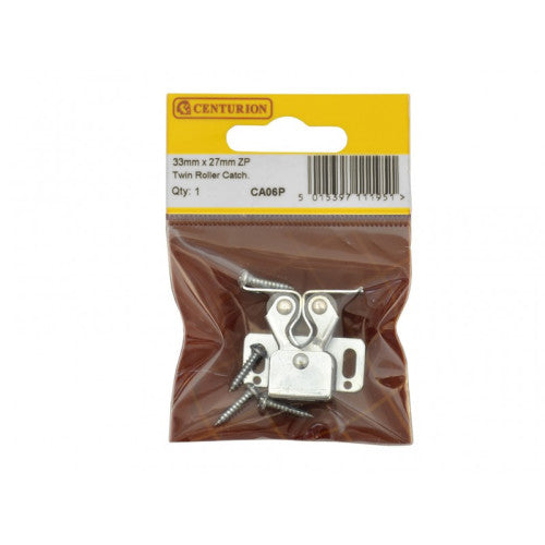 Centurion 33mm x 27mm ZP Twin Roller Catch CA06P