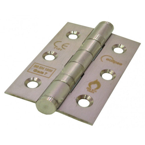 Centurion 76mm x 51mm Satin Stainless Ball Bearing Hinges CH401P