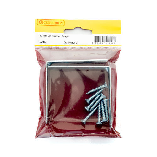 Centurion 63mm ZP Corner Brace Pack 2 CJ15P