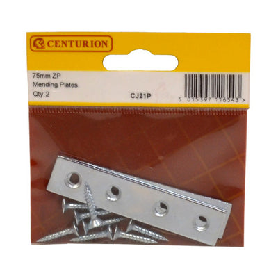Centurion CJ21P 75mm ZP Mending Plate Pack of 2