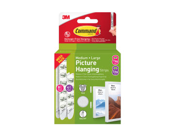 Command Picture Hanging Strips Medium & Large Value Pack 12 Sets