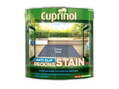 Cuprinol Anti-Slip Decking Stain Urban Slate 2.5L
