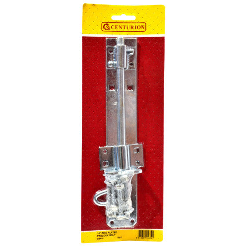 Centurion 250mm ZP Brenton Padlock Bolt DB41P