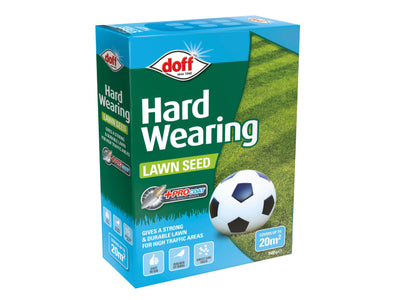 Doff Hardwearing Lawn Seed with Procoat 500g