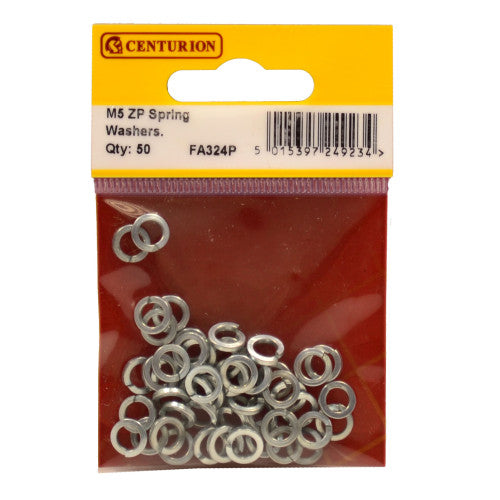 Centurion M5 Spring Washer Zinc Plated Pack 50 FA324P