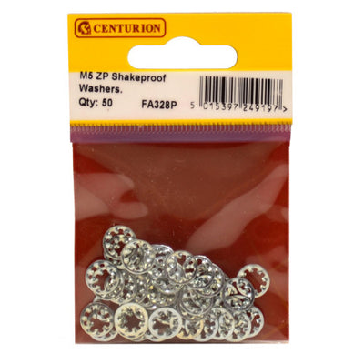 Centurion M5 ZP Shakeproof Washer Pack 50 FA328P