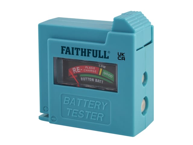 Faithfull Battery Tester AA AAA C D 9V