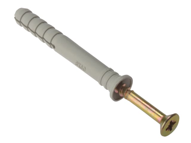 Forgefix Hammer Fixing & Plug M8 x 60mm Bag 10