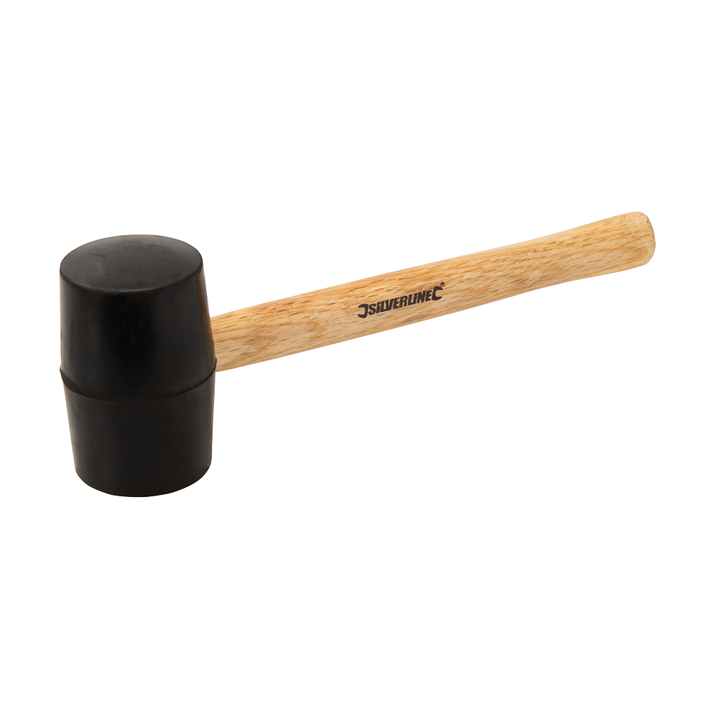 Silverline Black Rubber Mallet 16oz 454g