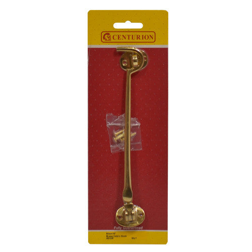 Centurion 200mm Brass Silent Pattern Cabin Hook HE103P