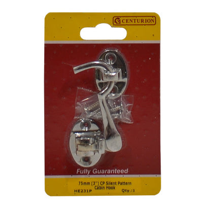 Centurion Cabin Hook CP Silent Pattern 75mm HE231P