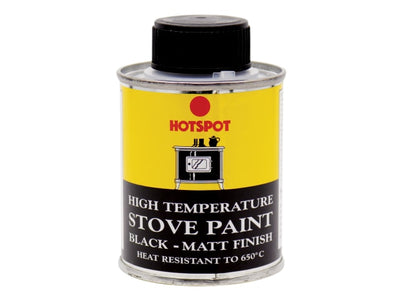Hotspot Stove Paint Tin Matt Black 100ml