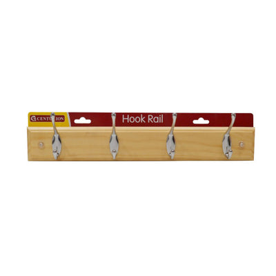 Centurion 4 Hook Standard Hook Rail CP Pine Board HR0823H