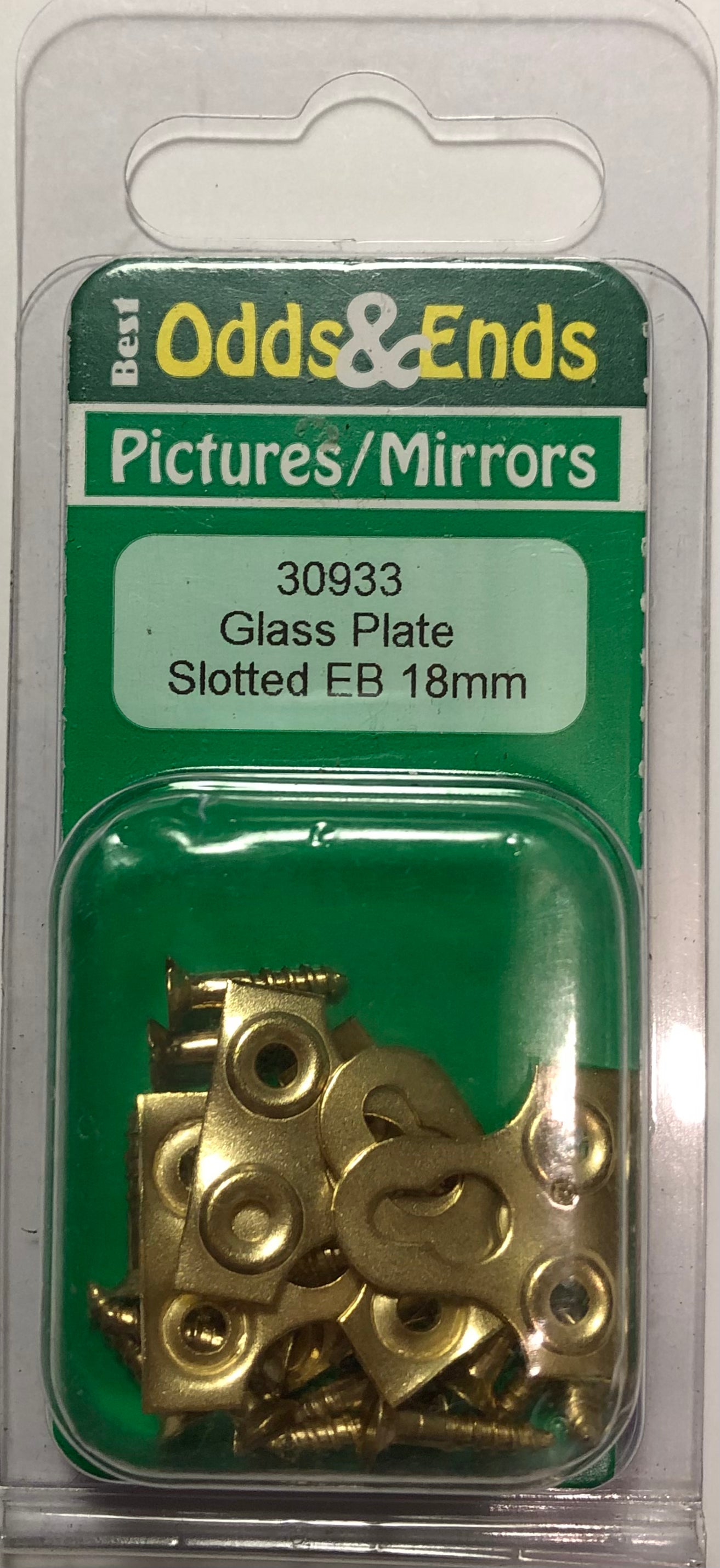 Glass Plate Slotted EB 18mm 30933