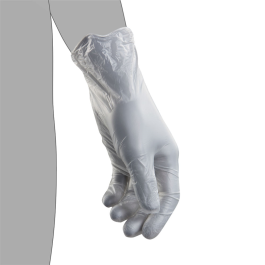 Disposable Vinyl Gloves Large Powder Free Clear 100pk