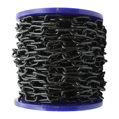 Centurion 5mm x 28mm x 25m Black Welded Steel Coil Chain MC39L