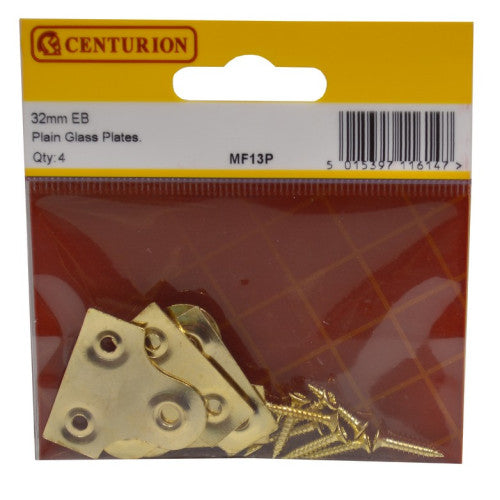 Centurion 32mm EB Plain Glass Plate Pack 4 MF13P