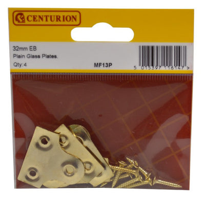 Centurion 32mm EB Plain Glass Plate Pack 4 MF13P