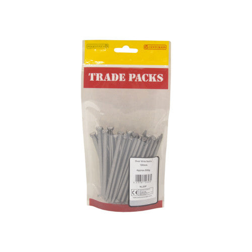 Centurion 100mm Oval Wire Nails 500g NL23P