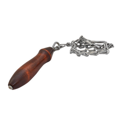 Centurion 450mm Galvanised Chain Wooden Handle Cistern Pull PA124P