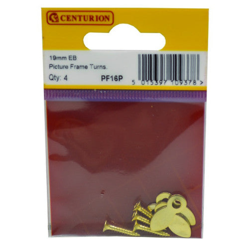Centurion 19mm EB Picture Frame Turns Pack of 4 PF16P
