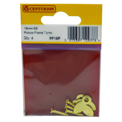 Centurion 19mm EB Picture Frame Turns Pack of 4 PF16P
