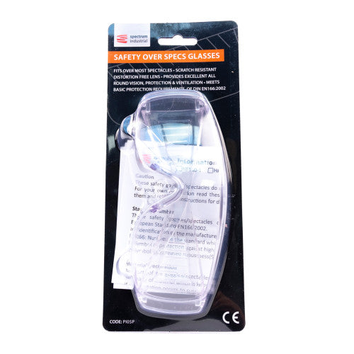 General Purpose Cover Spectacles - Clear Lens Code: PI05P